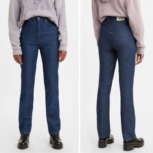 NWT Levi's Wellthread 70's High Rise Straight Women's Jeans Size 32